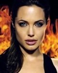 pic for Angelina On Fire
